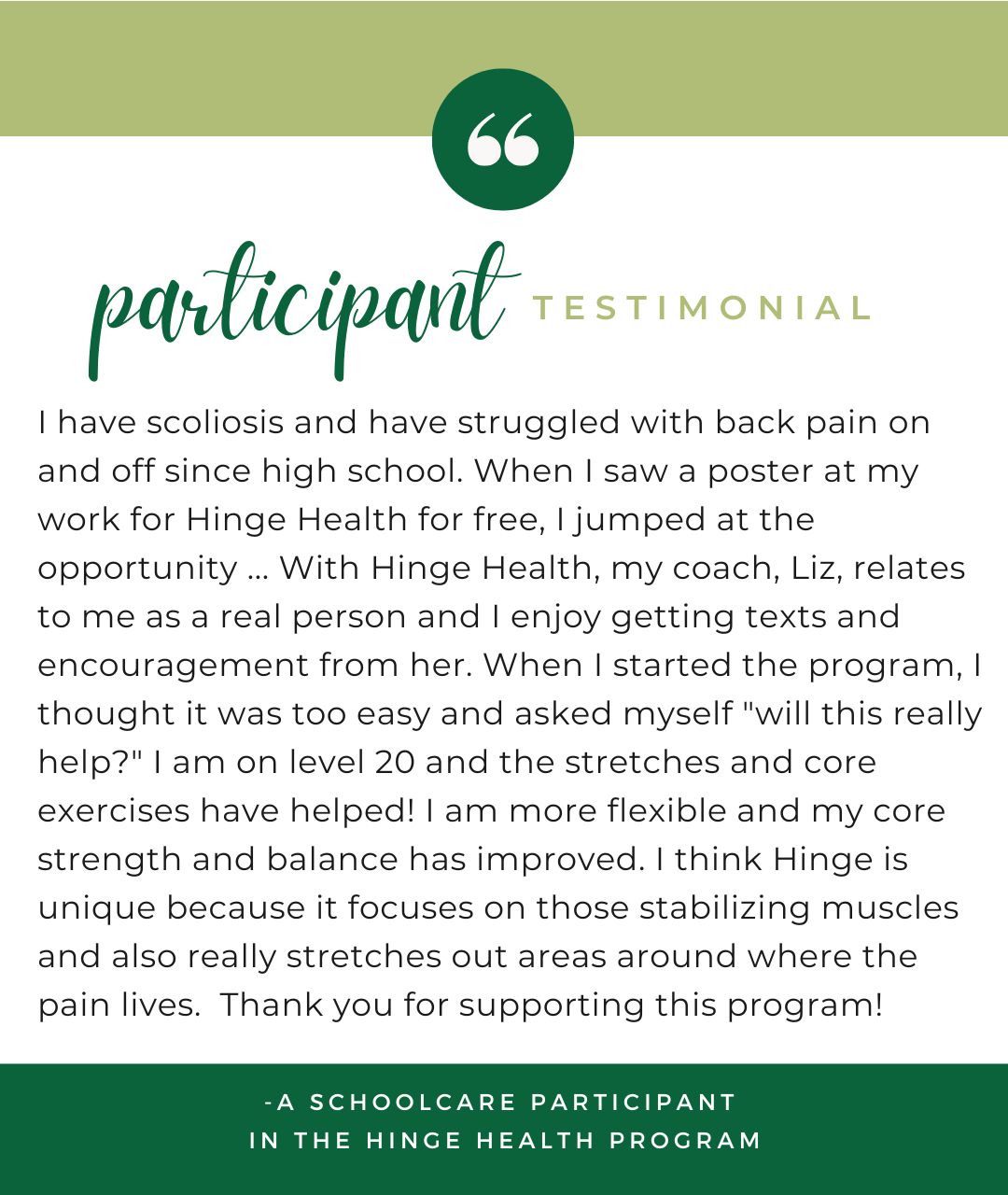 SchoolCare Participant Testimonials (1080 × 1280 px)